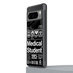 medical student back phone cover | glass case for google pixel 8 pro