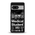 medical student back phone cover | glass case for Google Pixel 8