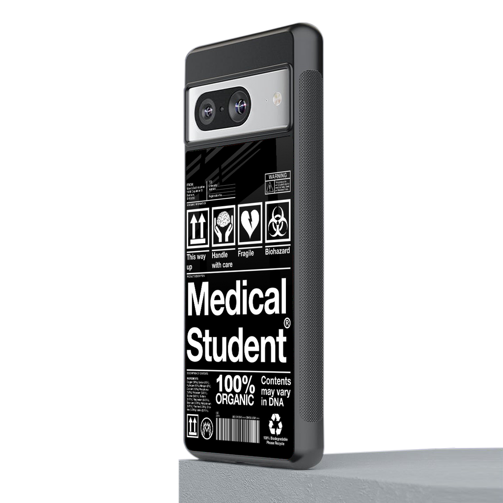 medical student back phone cover | glass case for Google Pixel 8