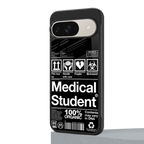 medical student back phone cover | glass case for google pixel 9