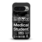 medical student back phone cover | glass case for google pixel 9 pro