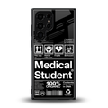 medical student back phone cover | glass case for samsung galaxy s23 ultra
