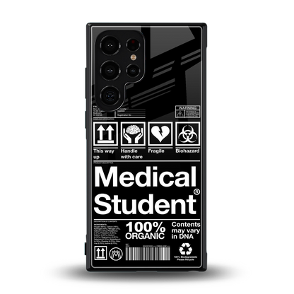medical student back phone cover | glass case for samsung galaxy s23 ultra