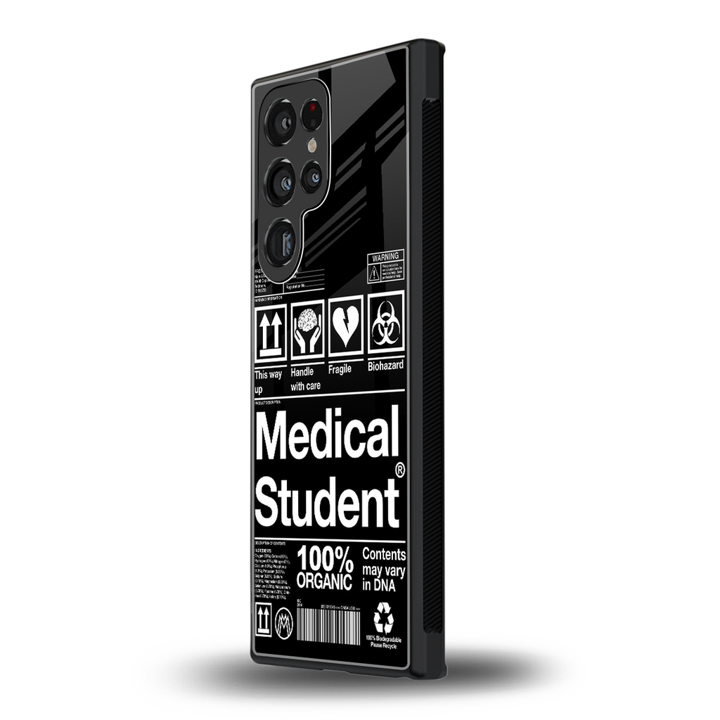 medical student back phone cover | glass case for samsung galaxy s24 ultra