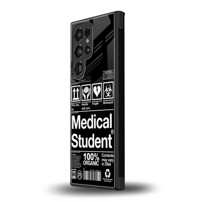 medical student back phone cover | glass case for samsung galaxy s24 ultra