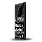 medical student back phone cover | glass case for samsung galaxy s23 ultra