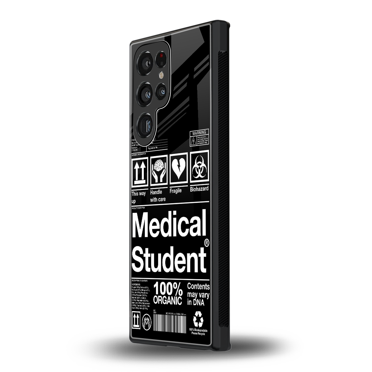 medical student back phone cover | glass case for samsung galaxy s23 ultra