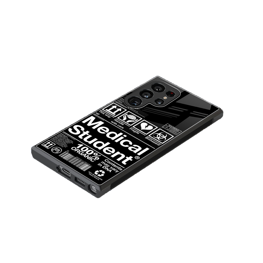 medical student back phone cover | glass case for samsung galaxy s23 ultra