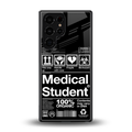 medical student back phone cover | glass case for samsung galaxy s25 ultra