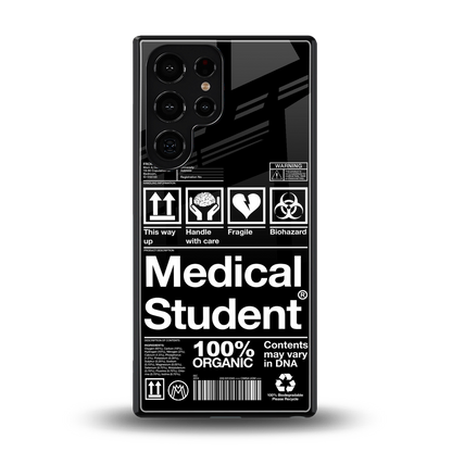 medical student back phone cover | glass case for samsung galaxy s25 ultra