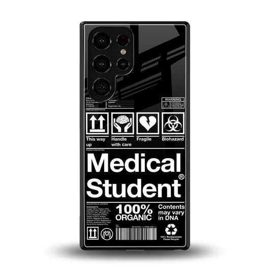 medical student back phone cover | glass case for samsung galaxy s25 ultra