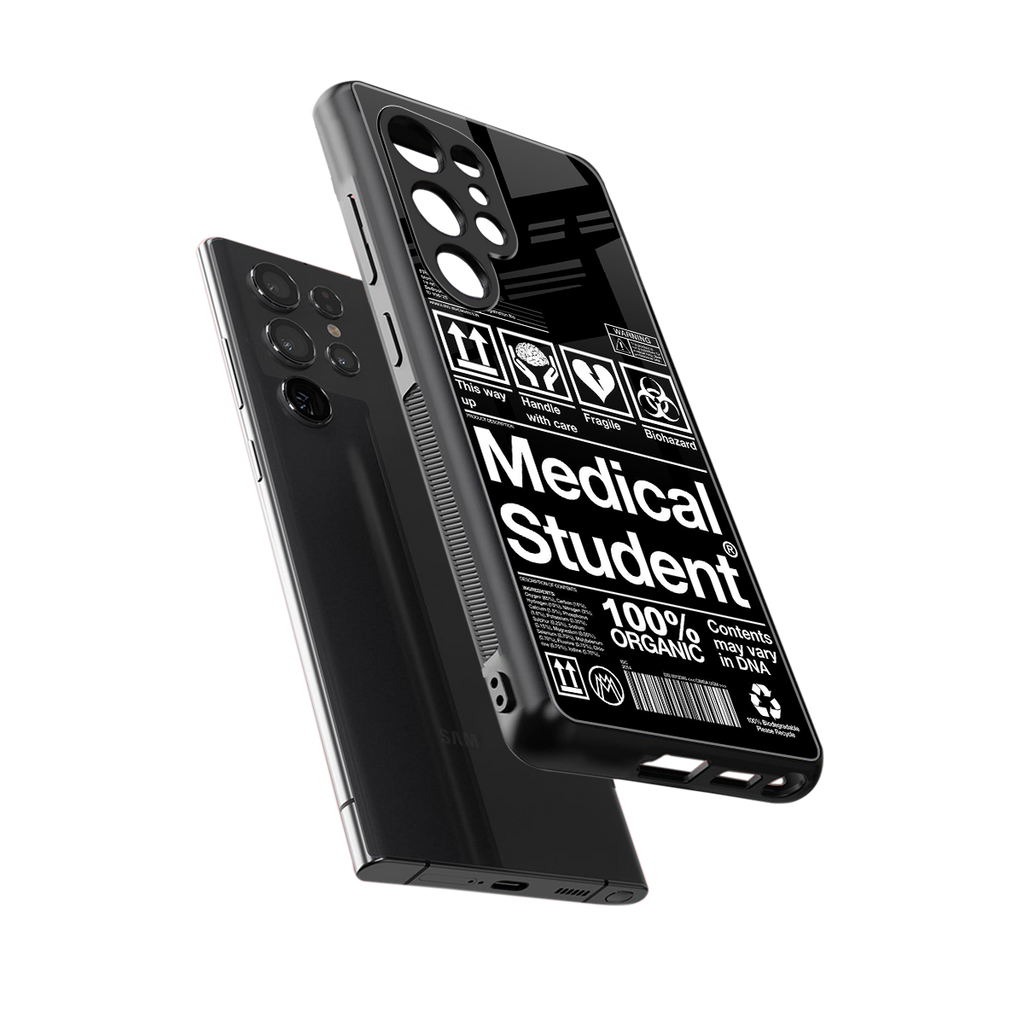 medical student back phone cover | glass case for samsung galaxy s25 ultra