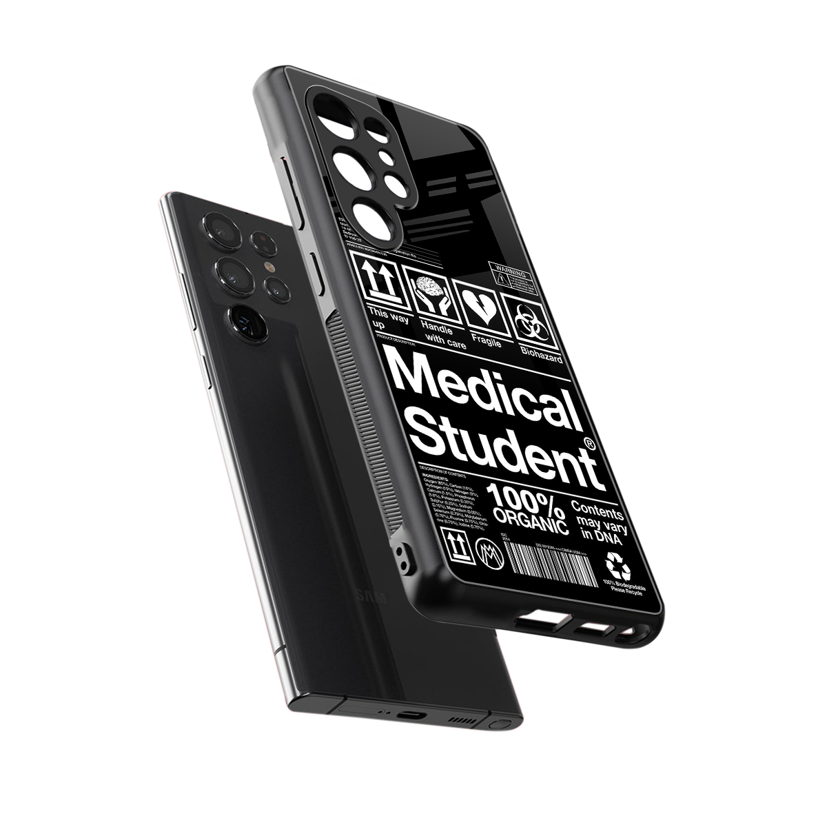medical student back phone cover | glass case for samsung galaxy s25 ultra