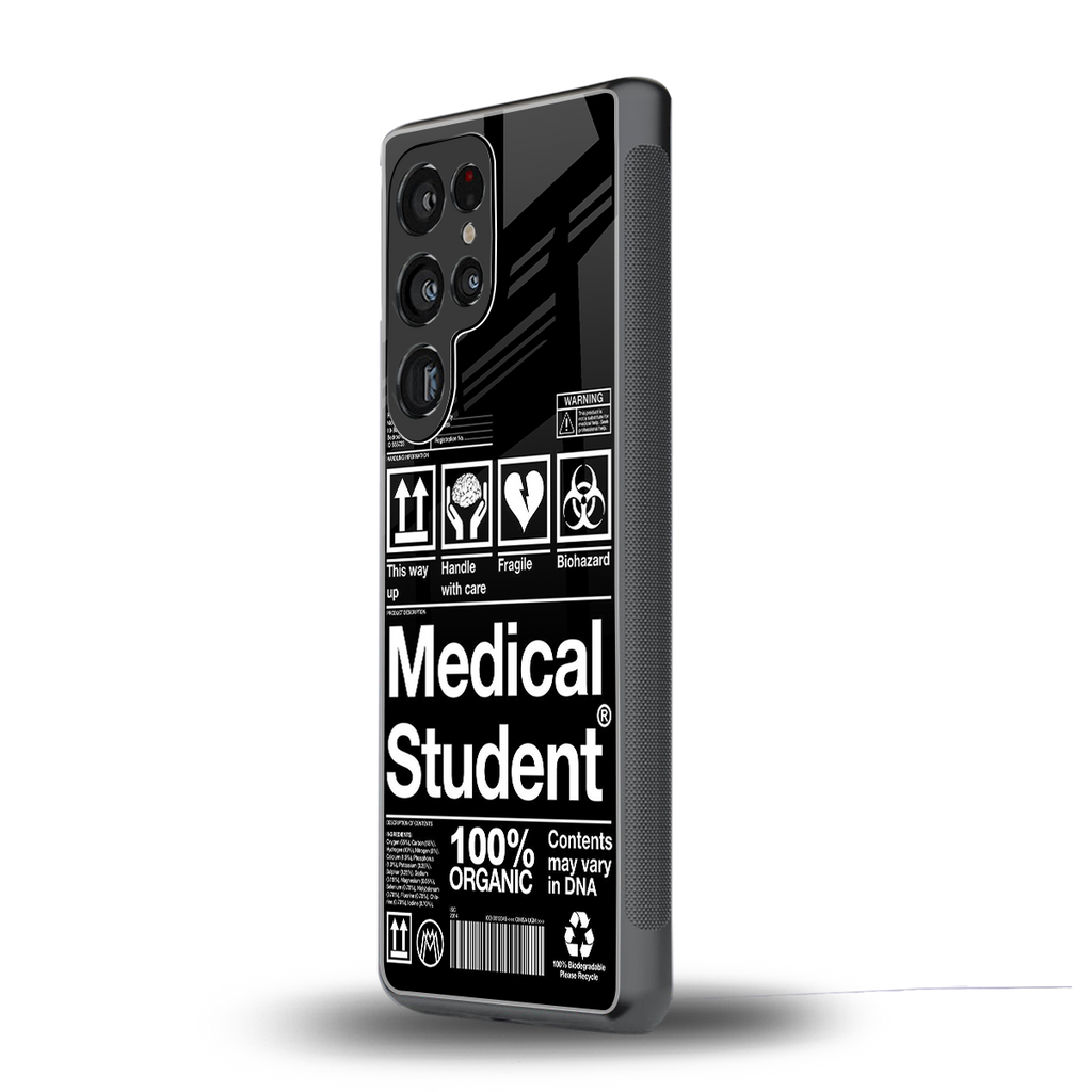 medical student back phone cover | glass case for samsung galaxy s25 ultra