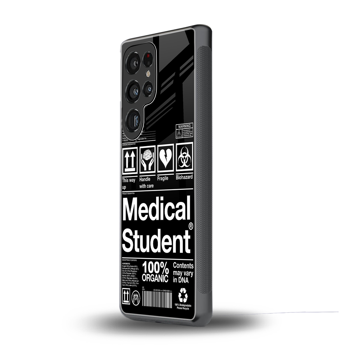 medical student back phone cover | glass case for samsung galaxy s25 ultra
