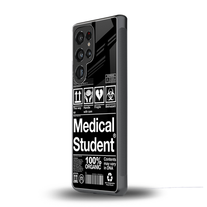 medical student back phone cover | glass case for samsung galaxy s25 ultra