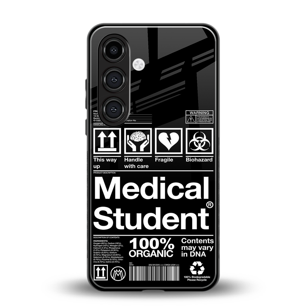 medical student back phone cover | glass case for samsung galaxy s24