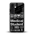 medical student back phone cover | glass case for samsung galaxy s24 plus