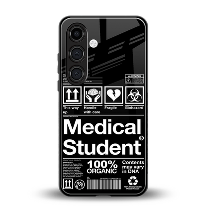 medical student back phone cover | glass case for samsung galaxy s24 fe