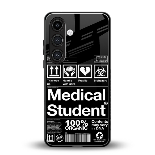 medical student back phone cover | glass case for samsung galaxy s24 fe