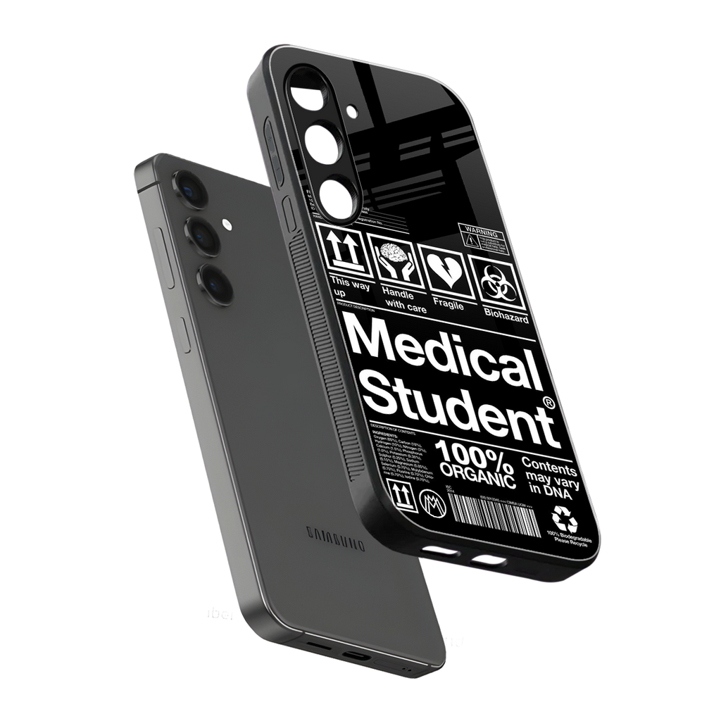 medical student back phone cover | glass case for samsung galaxy s25 plus