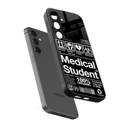 medical student back phone cover | glass case for samsung galaxy s24 fe