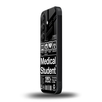 medical student back phone cover | glass case for samsung galaxy s24 fe