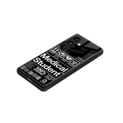 medical student back phone cover | glass case for samsung galaxy s24 fe