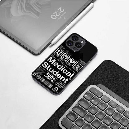 medical student back phone cover | glass case for iphone 13 pro max