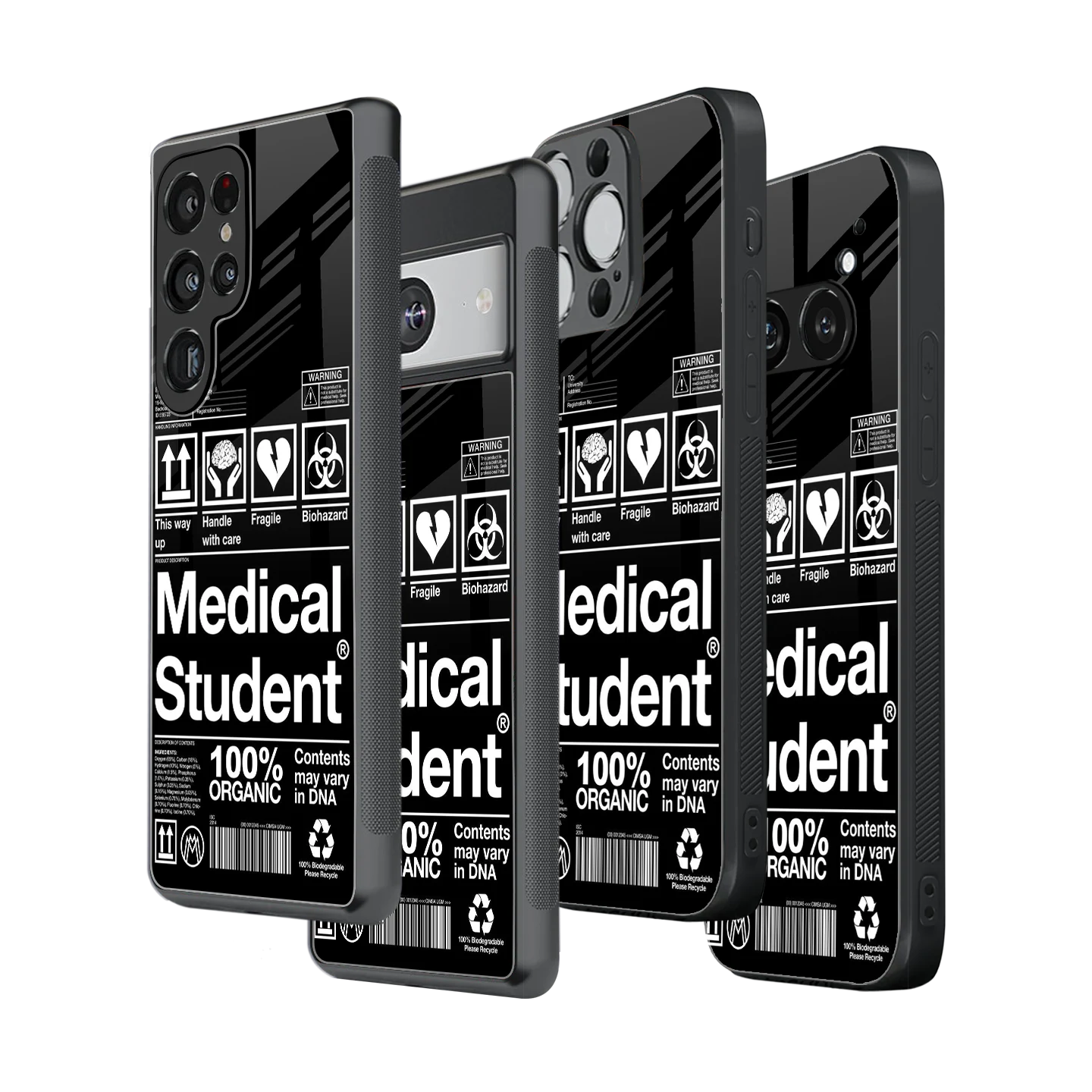 Stylish Glass Back Case for All Smartphones – iPhone, Samsung, OnePlus, Pixel, Redmi, Oppo, Vivo, Motorola