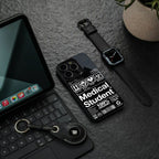 medical student back phone cover | glass case for iphone 16 plus
