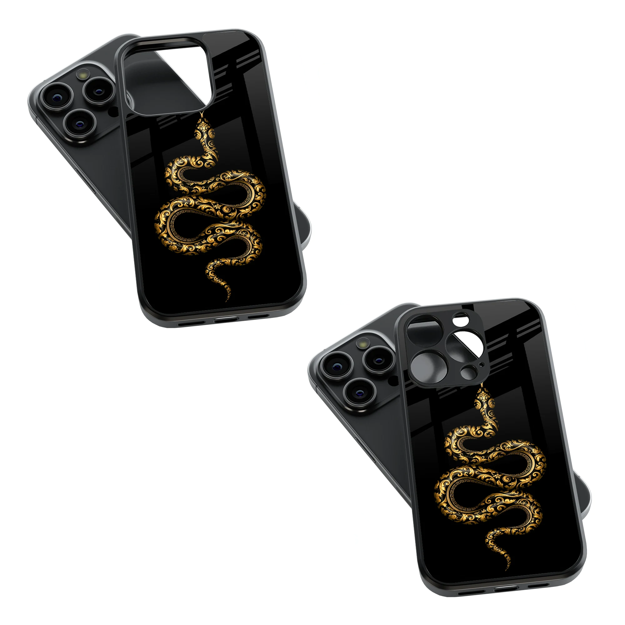 Trendy Glass Back Mobile Case for iPhone, Samsung, Redmi, OnePlus, Google Pixel, Motorola