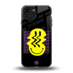 melt smile back phone cover | glass case for iphone 13 mini