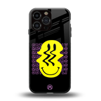 melt smile back phone cover | glass case for iphone 13 pro max