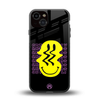 melt smile back phone cover | glass case for iphone 13