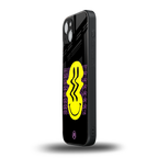 melt smile back phone cover | glass case for iphone 15