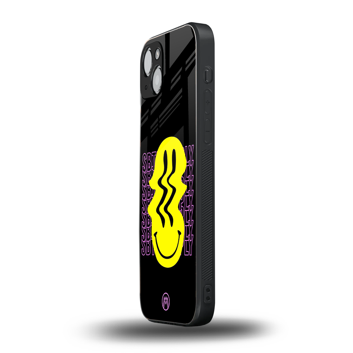 melt smile back phone cover | glass case for iphone 15