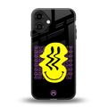 melt smile back phone cover | glass case for iphone 16 plus