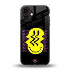 melt smile back phone cover | glass case for iphone 16 plus