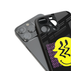 melt smile back phone cover | glass case for iphone 16 pro