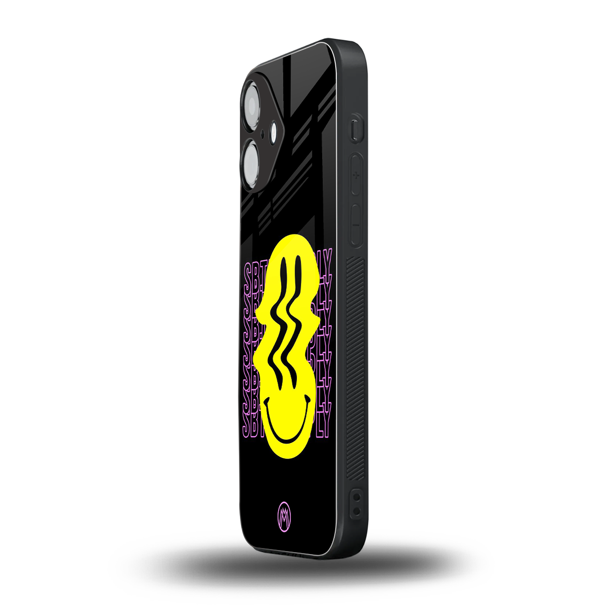 melt smile back phone cover | glass case for iphone 16