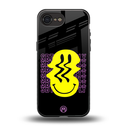 melt smile back phone cover | glass case for iphone 16e