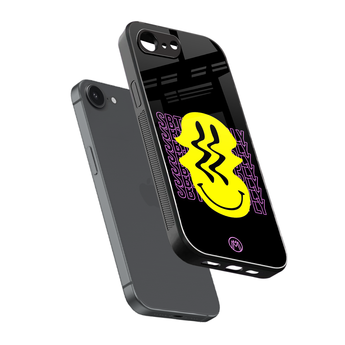 melt smile back phone cover | glass case for iphone 16e