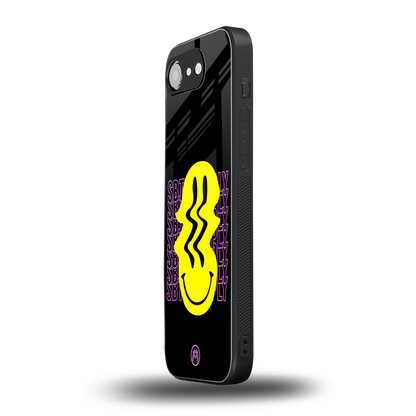 melt smile back phone cover | glass case for iphone 16e