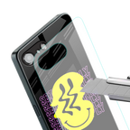 melt smile back phone cover | glass case for iphone 16e