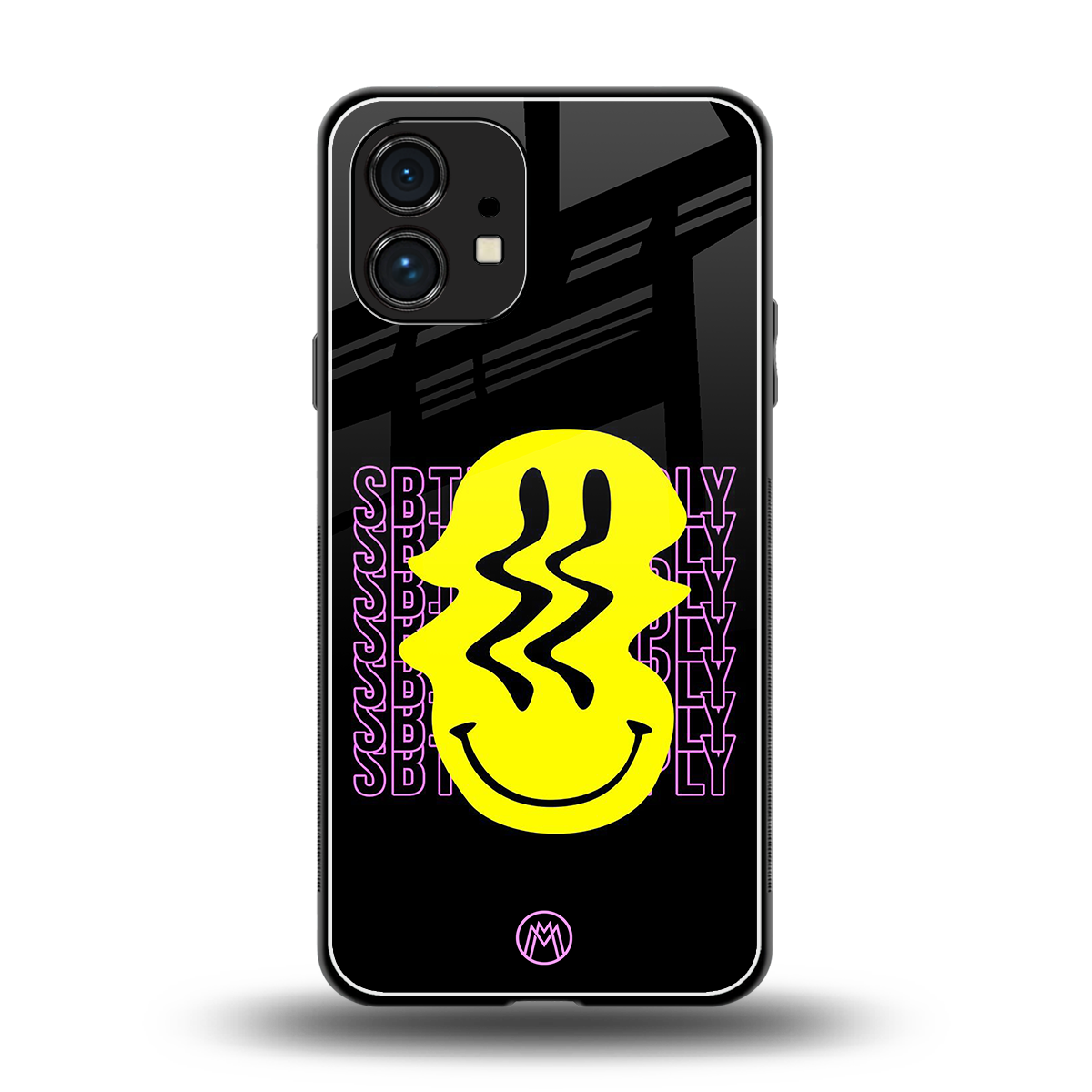 melt smile back phone cover | glass case for nothing phone 1