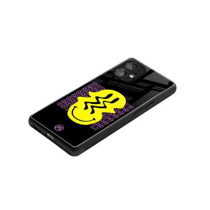 melt smile back phone cover | glass case for nothing phone 1
