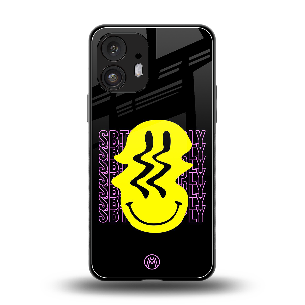 melt smile back phone cover | glass case for nothing phone 2
