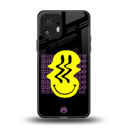 melt smile back phone cover | glass case for nothing phone 2