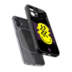 melt smile back phone cover | glass case for nothing phone 2